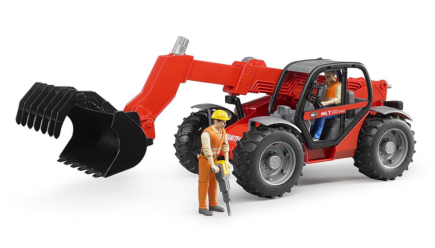 bruder 2125 - bruder Bruder 02125 Manitou MLT 633 verreiker  - bruder 2125