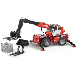 bruder 2129 - Bruder 02129 Manitou MRT 2150 verreiker met accessoires