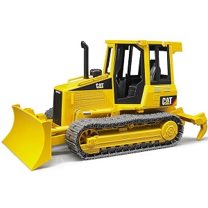 bruder 2443 - Bruder 02443 CAT minibulldozer op rupsbanden 