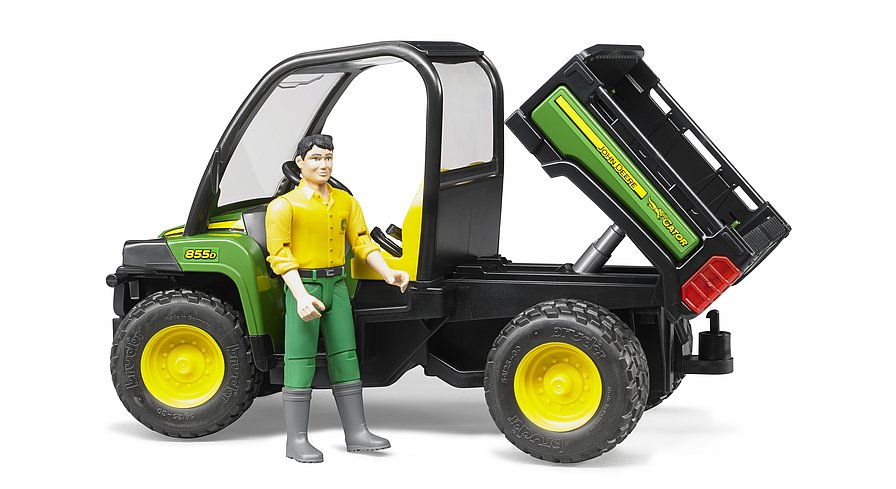 bruder 2490 - bruder Bruder 02490 John Deere Gator XUV 855D met chauffeur  - bruder 2490