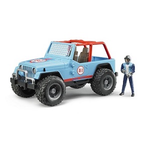 Bruder 2541 - Bruder 02541 Jeep Cross Country Racer met speelfiguur