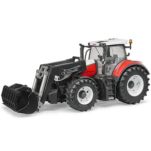 bruder 3181 - Bruder 03181 Steyr 6300 Terrus CVT tractor met voorlader
