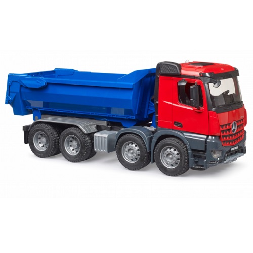 Bruder 3621 - Bruder Bruder 03621 kiepwagen Mercedes-Benz MB Arocs vrachtwagen met halfpipe - Bruder kiepwagen - Bruder Mercedes vrachtwagen kiepauto - Bruder 3621