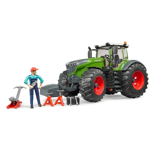 bruder 4041 - Bruder 04041 Fendt 1050 Vario tractor met afneembare wielen, monteur en accessoires