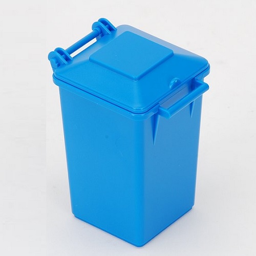 bruder 42640 - Bruder blauwe vuilnisbak