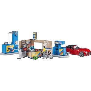 bruder 62111 - Bruder 62111 bworld Tankstation en Carwash