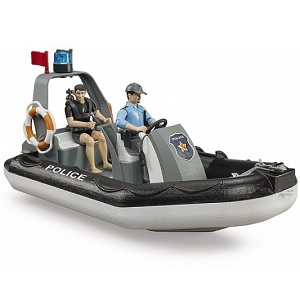 Bruder 62733 - Bruder 62733 BWorld politieboot met zwaailicht (aanbieding)