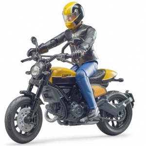 bruder 63053 - Bruder 63053 BWorld Ducati Scrambler met motorrijder