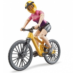 bruder 63111 - Bruder 63111 Bworld mountainbike met speelfiguur