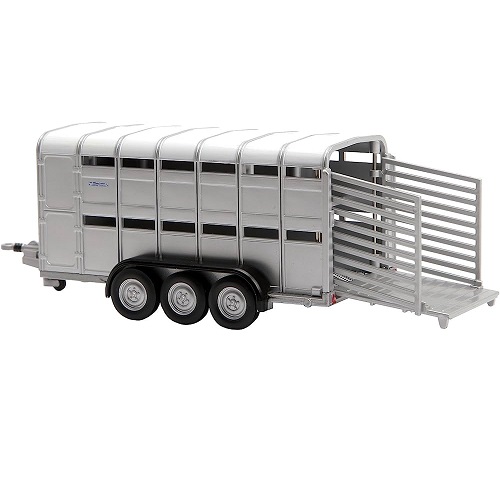 Britains 40710 - Britains 40710 Ifor Williams drie-assige veewagen (1:32)