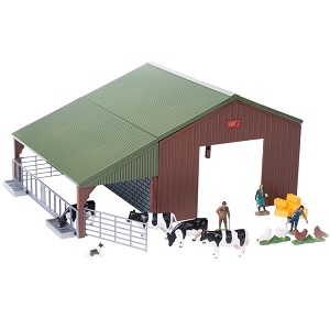 Britains 43139 - Britains 43139  boerderijset  inclusief dieren, poppetjes en accessoires 1:32