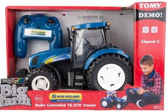 Britains 43305 - Britains Britains 43305 New Holland T6.180 RC bestuurdbare Tractor - Britains 43305