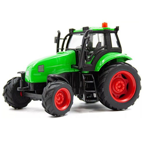 Kids Globe 510654 - Kids Globe 510654 die-cast tractor met licht en geluid en frictie motor