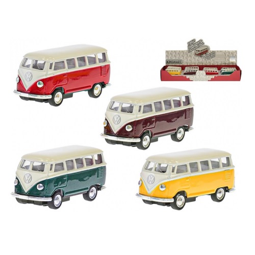 Kinsmart 520096 - Kinsmart Kinsmart 520096 Volkswagen  Classical bus 1962, metaal met pull-back motor 1:64 - Kinsmart 520096
