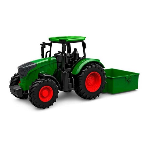 KidsGlobe 540473 - Kids Globe 540473 tractor met kiepbak groen 1:24