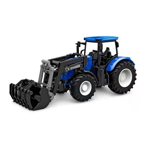 KidsGlobe 540474 - Kids Globe 540474 tractor freewheel met frontlader blauw