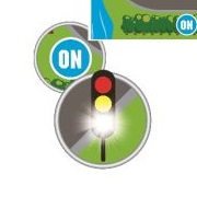 kidsglobe 570346 - kidsglobe Kids Globe 570346 verkeerskleed met circuit en led lichten 72x120 cm - kidsglobe 570346