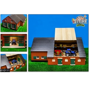 Kids Globe 610111 - Kidsglobe 610111 houten speelgoed boerderij schaal 1:32