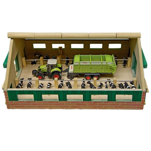 Kids Globe 610492 - Kids Globe Kids Globe 610492 Loopstal hout met middenpad 1:87 - Kids Globe 610492