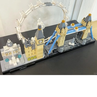  40002 -  Bouwblokjes skyline London architecture, ca. 468 blokjes, compatible met Lego -  40002