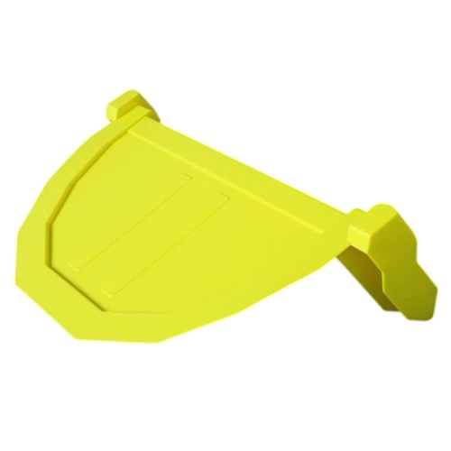 Rolly Toys 0020 Rollytoys onderdeel: achterklep halfpipe aanhanger geel