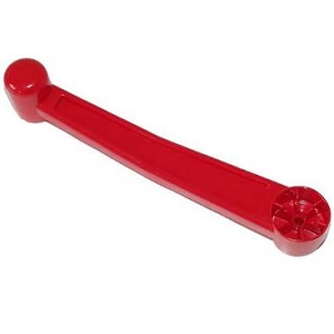 Rollytoys onderdeel: hendel graafarm (rood/links)