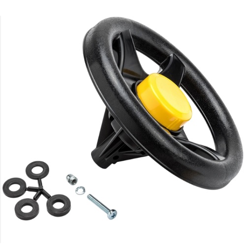 Rolly Toys 0035 Rollytoys onderdeel: stuur met claxon voor loopauto/looptractors