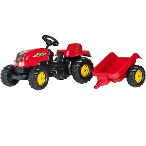 Rolly Toys RollyKid traptractor met aanhanger (aanbieding)