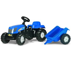 Rolly Toys rollykid New Holland TVT 190 met aanhanger