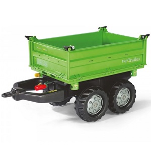 Rolly Toys rollyMega trailer Deutz groen