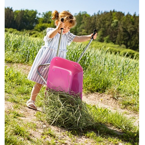 Rolly Toys 274802 - Rolly Toys Rolly Toys kruiwagen roze metaal - Rolly Toys 274802