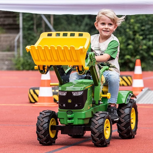 Rolly Toys 611102 - Rolly Toys Rolly Toys rollyFarmtrac John Deere 6210R met rollyTrac voorlader en luchtbanden - Rolly Toys 611102
