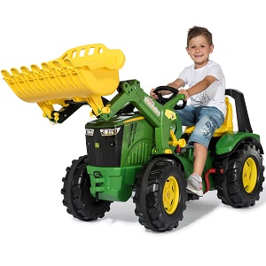 Rolly Toys rollyX-Trac Premium John Deere 8400R met voorlader, handrem en versnelling