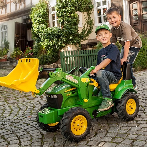 Rolly Toys 710126 - Rolly Toys Rolly Toys rollyFarmtrac John Deere 7930 met luchtbanden, versnelling, voorlader en rem - Rolly Toys 710126