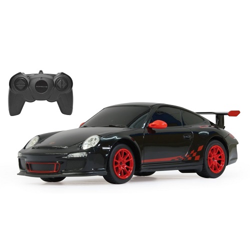 RC404095 Rastar Jamara 404095 Porsche GT3 RS schaal 1:24 RC zwart, met 2,4GHz afstandsbediening
