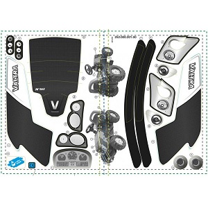 Rolly Toys T25200020100 - Rolly Toys Stickervel Valtra N163 Farmtrac - Rolly Toys T25200020100