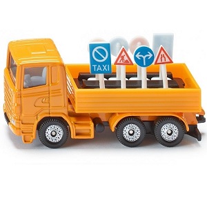 siku 1322 - Siku 1322 vrachtwagen met verkeersborden