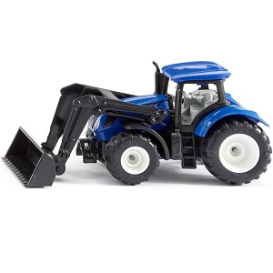 Siku 1396 - Siku 1396 New Holland tractor met voorlader, ca. 1:87