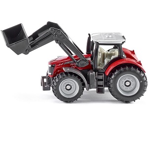 Siku 1484 - Siku 1484 Massey Ferguson tractor met voorlader