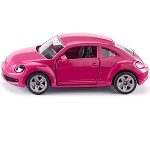 Siku 1488 - Siku 1488 Volkswagen The Beetle (roze met stickers)