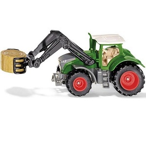 Siku 1539 - Siku 1539 Tractor Fendt met balengrijper