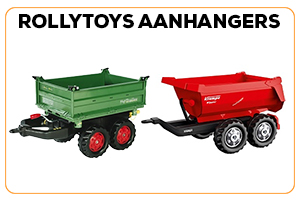 Rollytoys aanhangers voor traptrekkers / traptractors